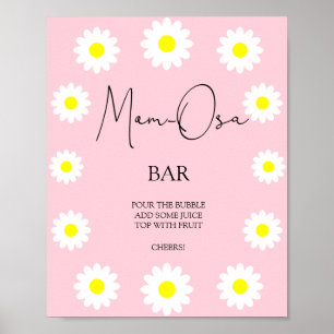 Poster Fleurs sauvages Marguerites - Maman-osa bar