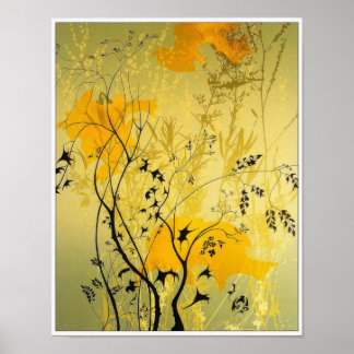 Poster Fleurs sauvages - Réalisme magique Eyvind Earle