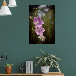 Poster Fleurs Sombres Romantiques – Fantaisie Botanique B