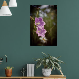 Poster Fleurs Sombres Romantiques – Fantaisie Botanique B
