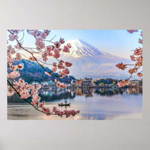 Poster Fleurs   Spring Cherry Blossoms Japon