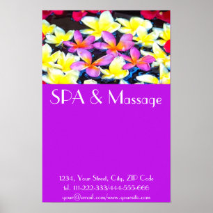 Poster Fleurs tropicales