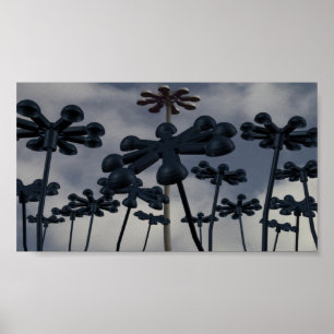 Poster Fleurs urbaines