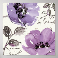Fleurs violettes