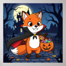 Flicker le Fox - Halloween Vampire