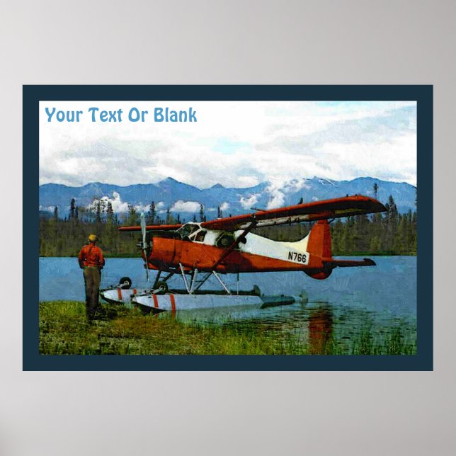 Poster Floatplane De Havilland Beaver (Devant)