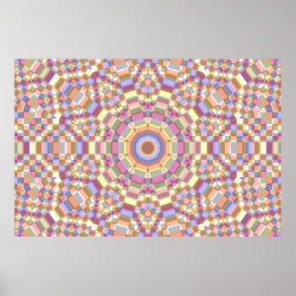 Poster Floor Pattern For A Tarot Theater Piece