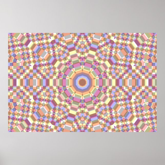 Poster Floor Pattern For A Tarot Theater Piece (Devant)