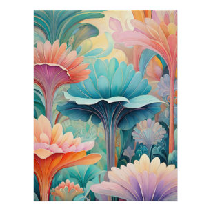 Poster Flora 2 Floral Pastel