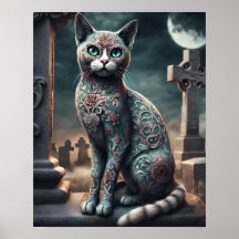 "Flora" Jour du chat mort, Dia De Los Muertos