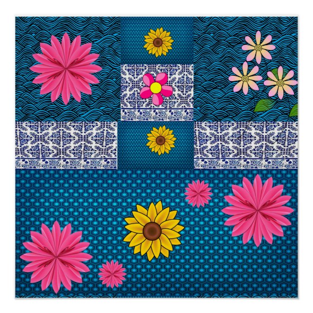 Poster floral (Devant)