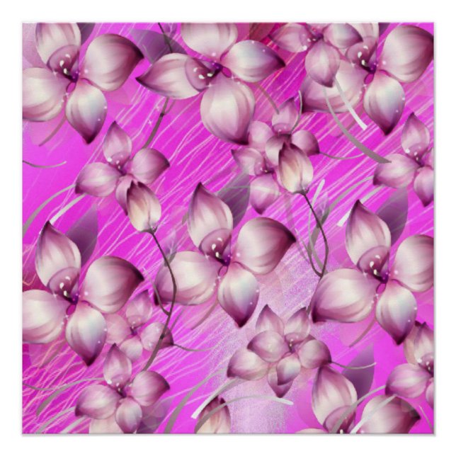 Poster floral (Devant)