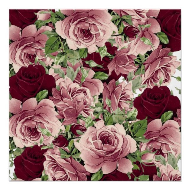 Poster floral (Devant)