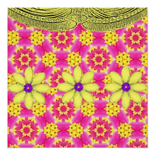 Poster floral (Devant)