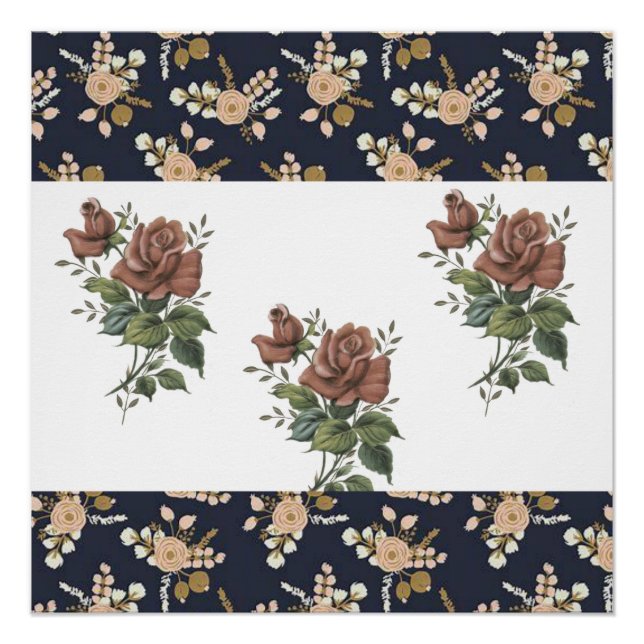 Poster floral (Devant)