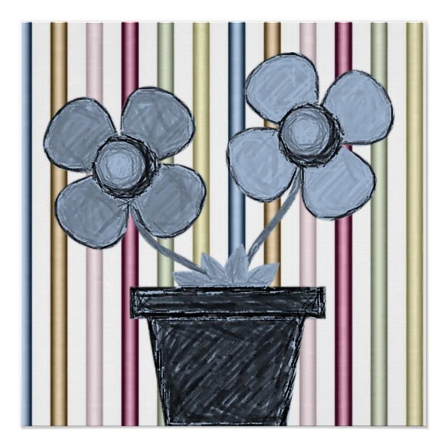 Poster floral (Devant)