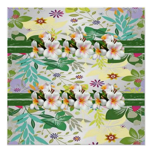 Poster floral (Devant)