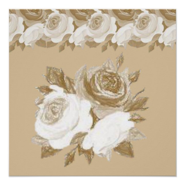 Poster floral (Devant)