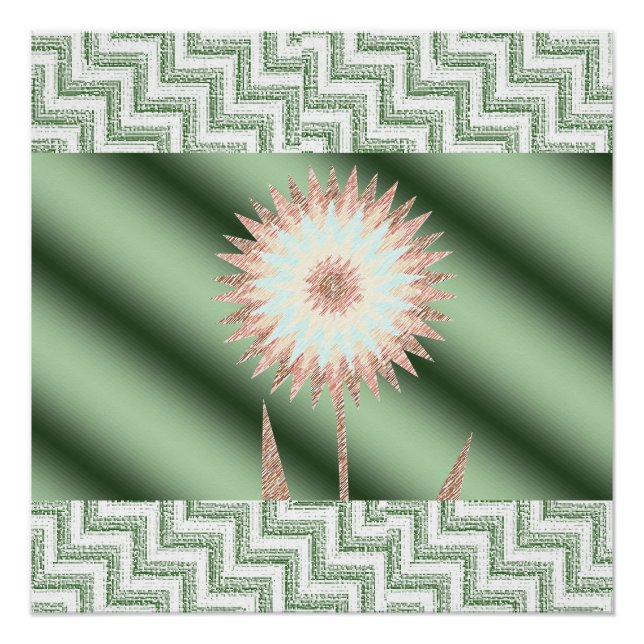 Poster floral (Devant)