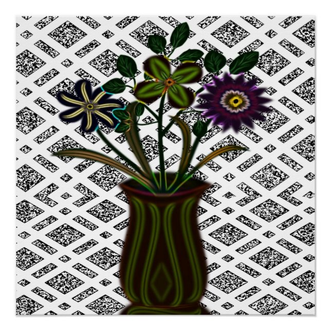 Poster floral (Devant)