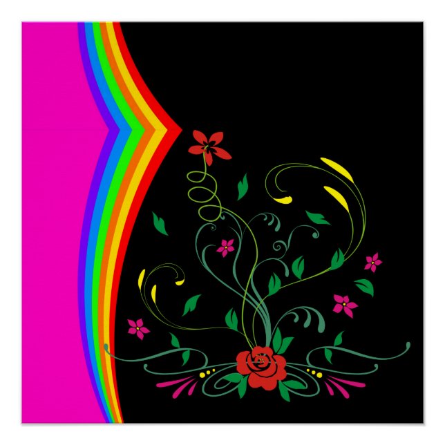 Poster floral (Devant)