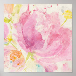 Poster Floral abstrait de ressort