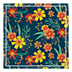 Poster Floral Arrière - plan Belle conception-46566