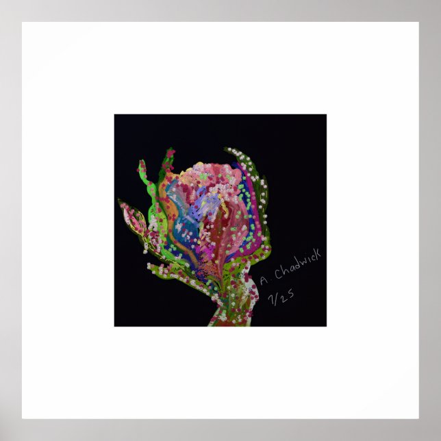 Poster floral Art (Devant)