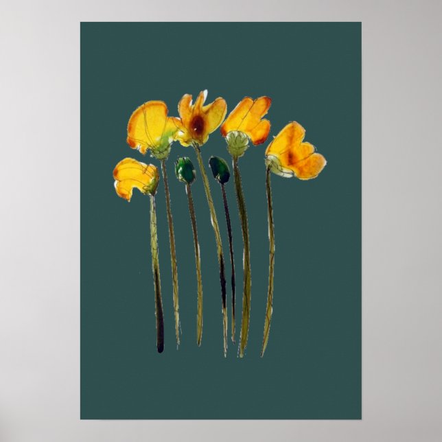 Poster Floral Artwork (Devant)