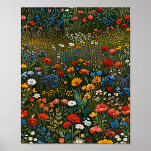 Poster Floral de charme   Art mural élégant