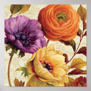 Poster Floral en pleine floraison