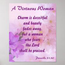 Floral Lavender Proverbes 31 Femme