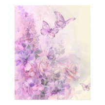Floral papillon