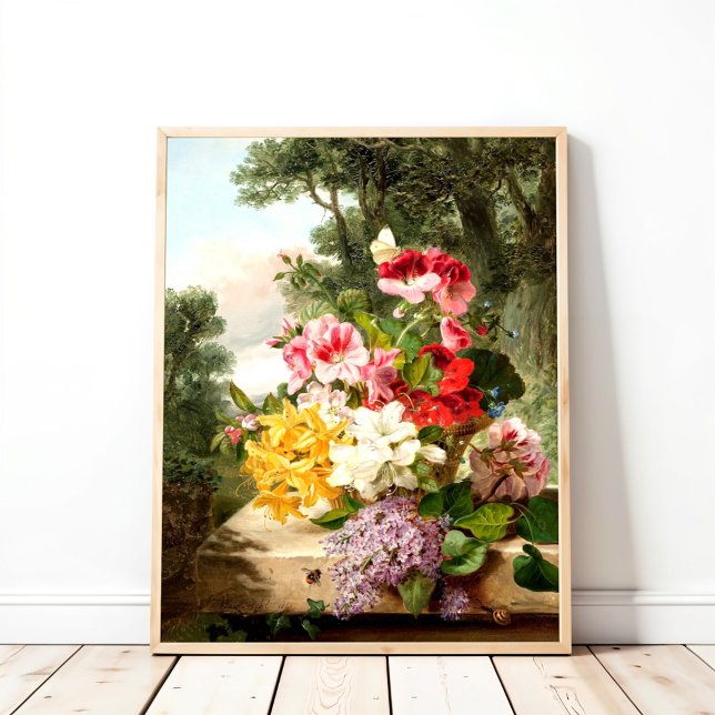 Poster Floral Still Life, John Wainwright (Créateur téléchargé)