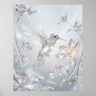 Poster Flore Colibri de Cristal