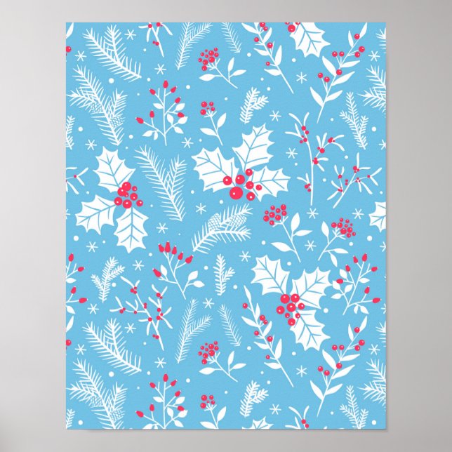 Poster Flore hivernale 2 (Devant)