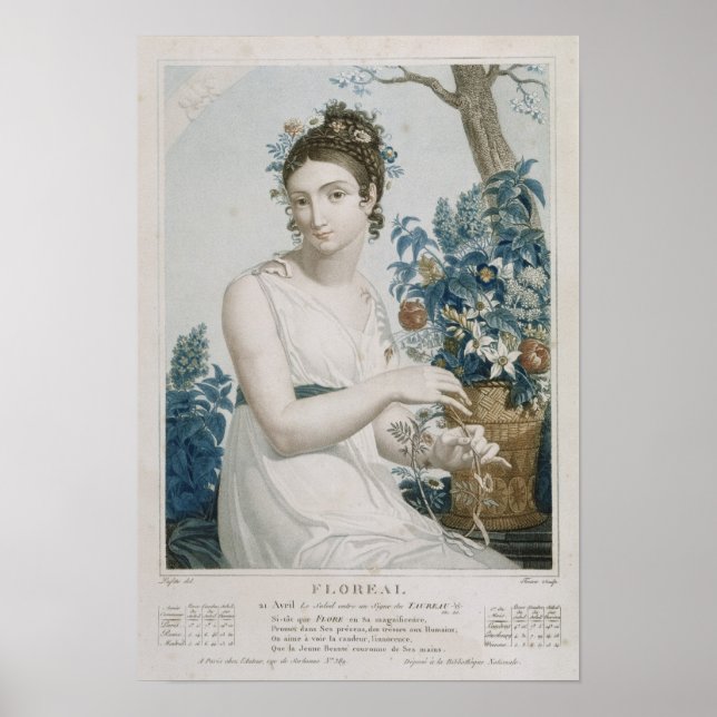 Poster Floreal, huitième mois du Républicain (Devant)