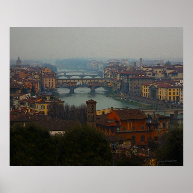 Poster Florence Italie (Devant)