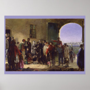 Poster Florence Nightingale blessée à Scutari