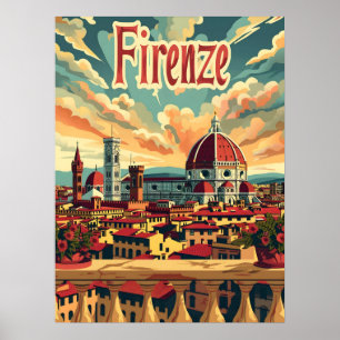 Poster Florence Vintage
