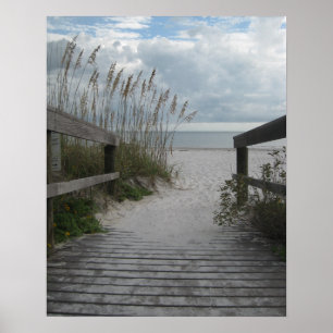 Poster Floride Beach Path