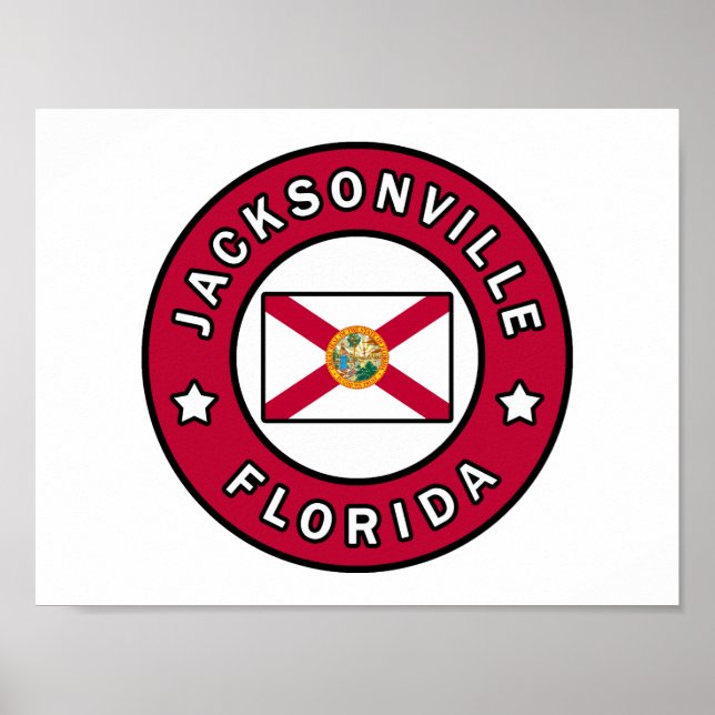 Poster Floride de Jacksonville (Devant)