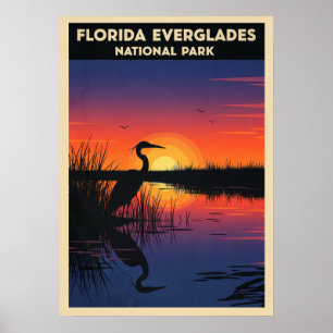 Poster Floride Everglades National Park V05