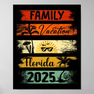 Poster Floride Famille Voyage Correspondant Famille Vacan