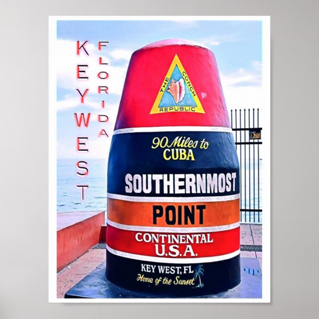 Poster Floride - Usa - Mosaïque - (Devant)