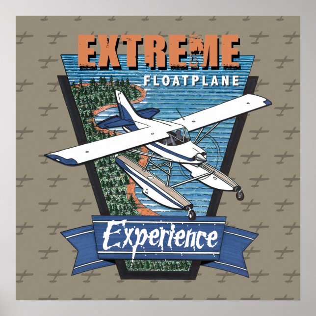 Poster Flotplane Experience Aviation (Devant)