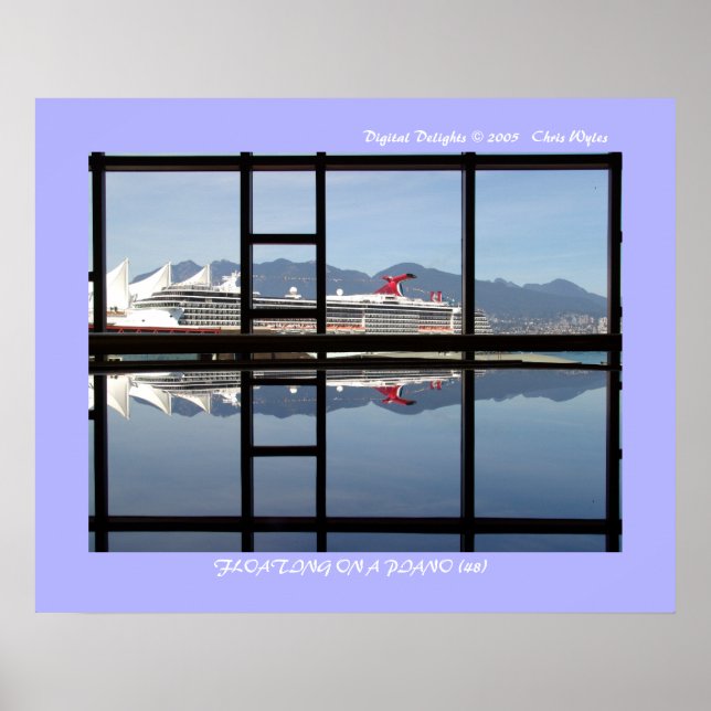 POSTER "FLOTTANT SUR UN PIANO (48)" (Devant)
