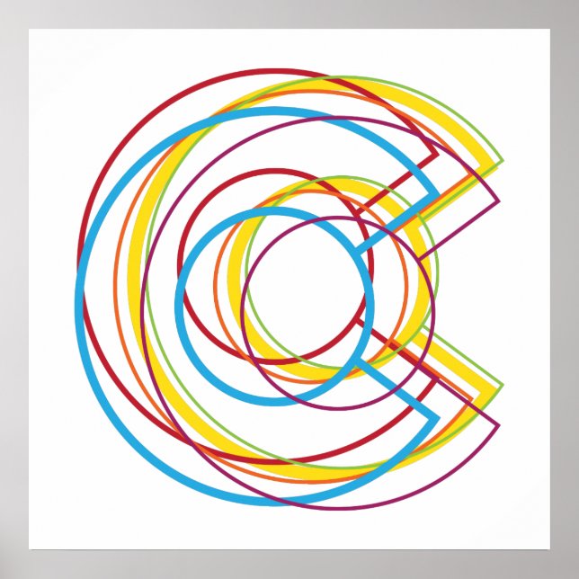 Poster flou colorado pride (Devant)