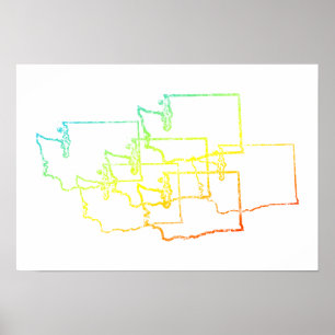 Poster flou de washington chill