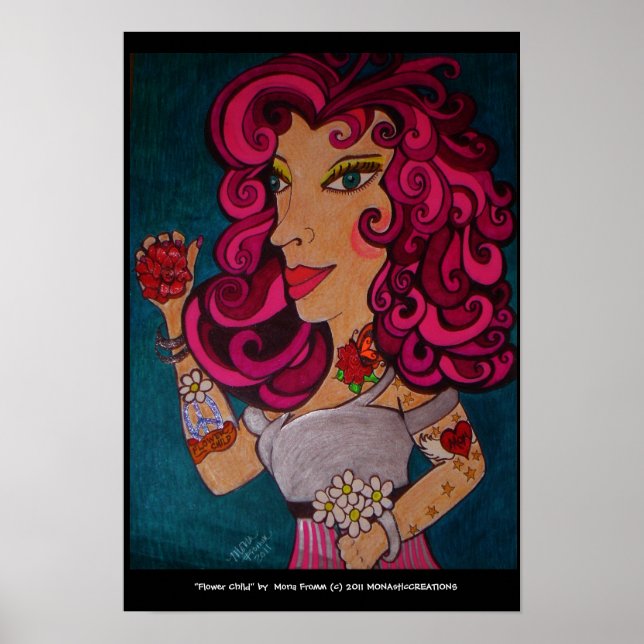 Poster "Flower Child" (Devant)